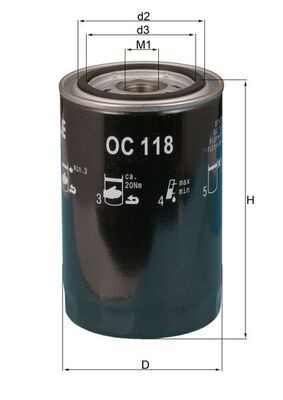 Filtro de ar LX2109 Mahle Original